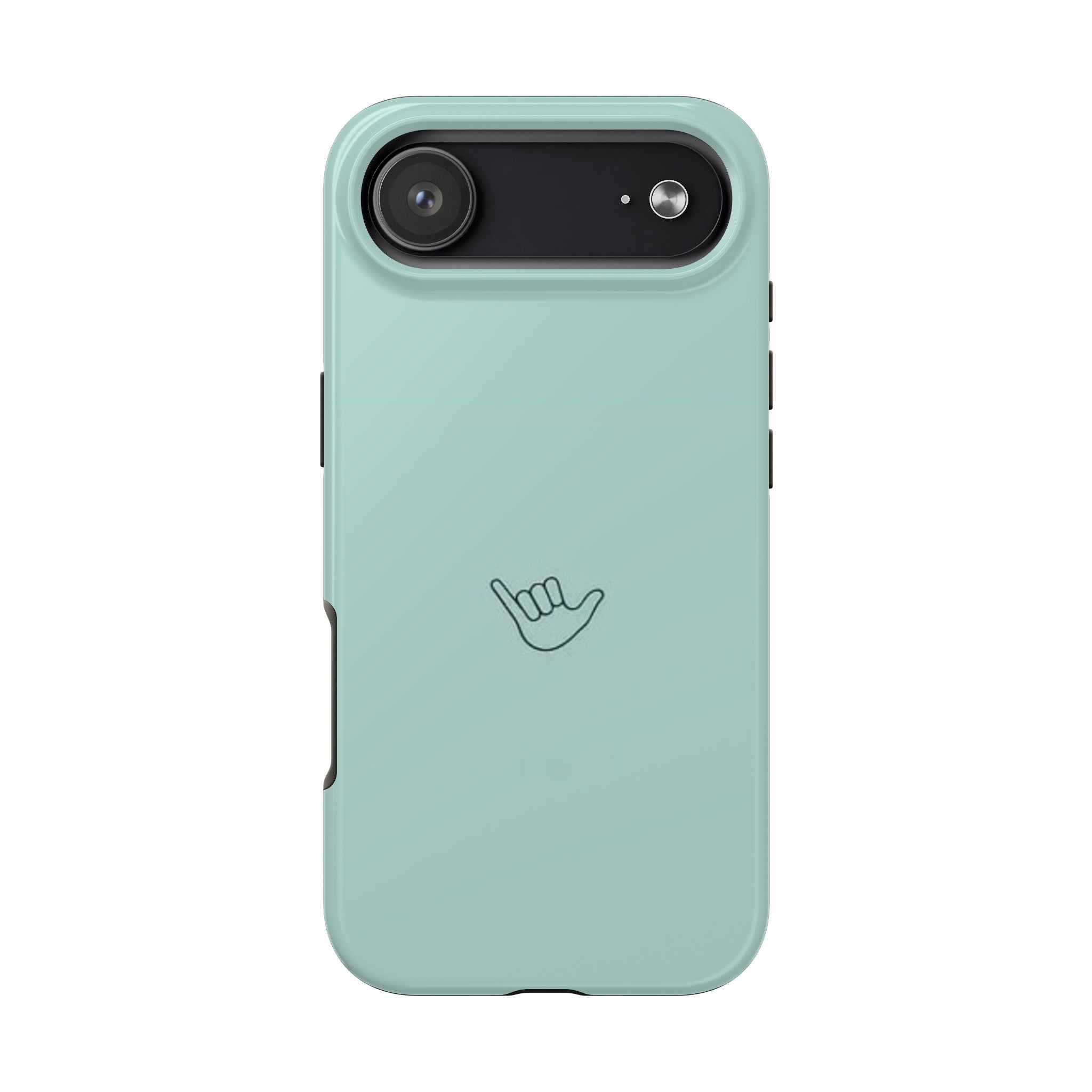 Shaka Tough Phone Case — Mint Protective iPhone Cover with Shaka Hand Design