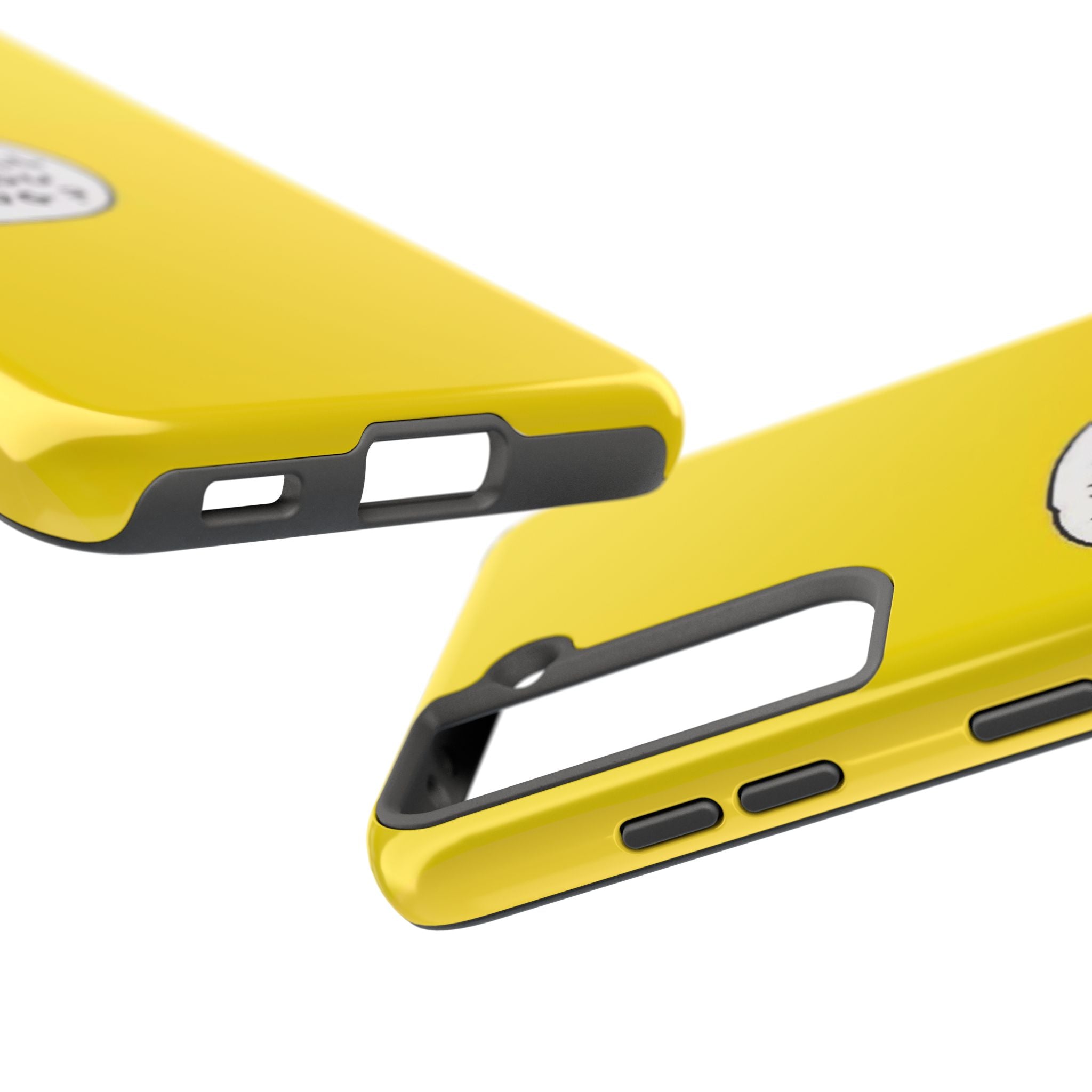 Phone Case — Yellow "What the Hell Are You Doing?" Tough Protective Case