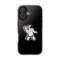 Astronaut Retro Camera Tough Phone Case — Rainbow Vaporwave Space Design