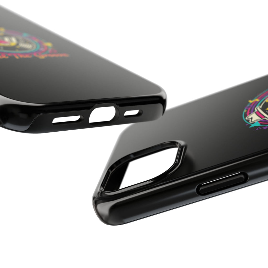 Feel The Groove Tough Phone Case — Retro Disco Music Design