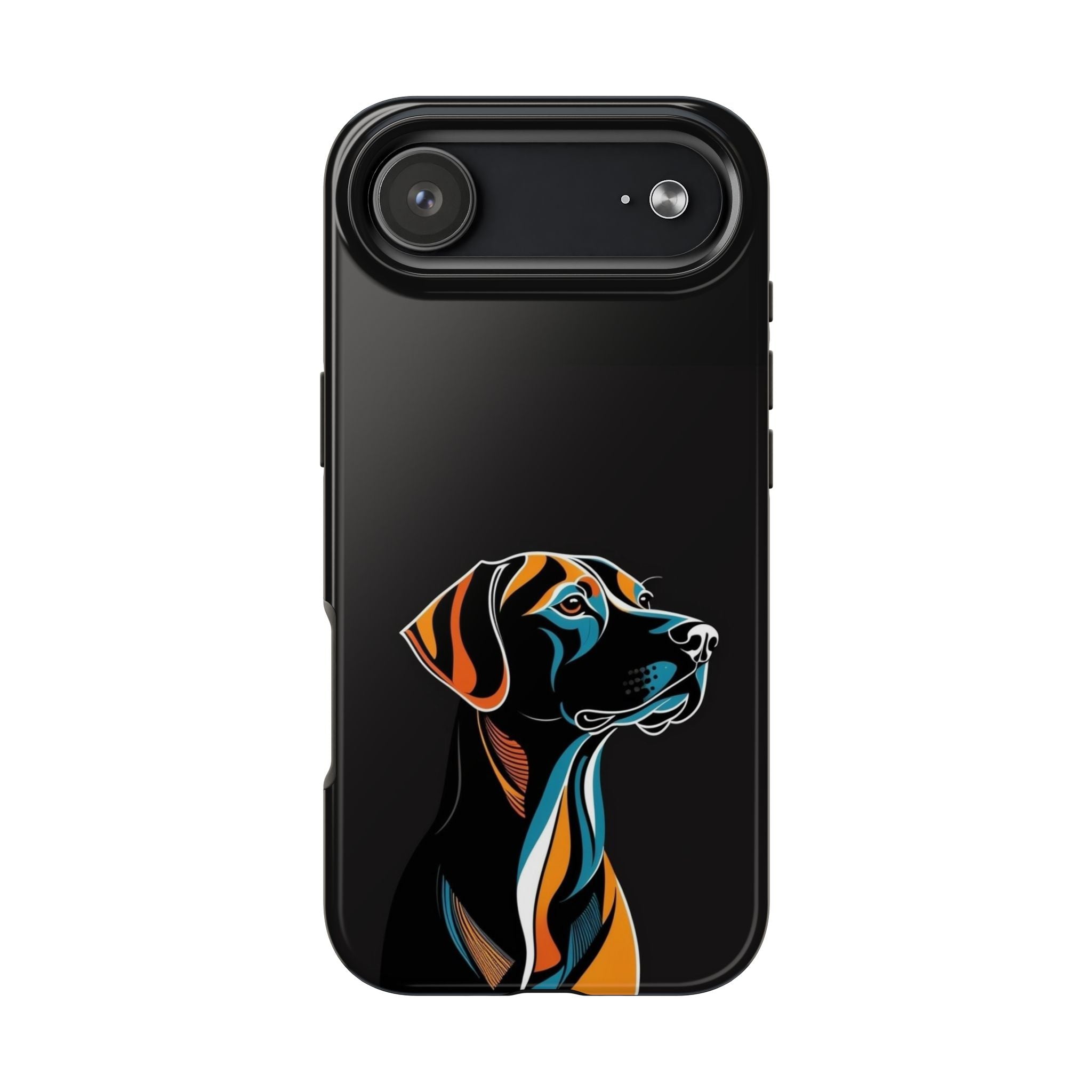 Phone Case — Colorful Labrador Silhouette Protective Cover