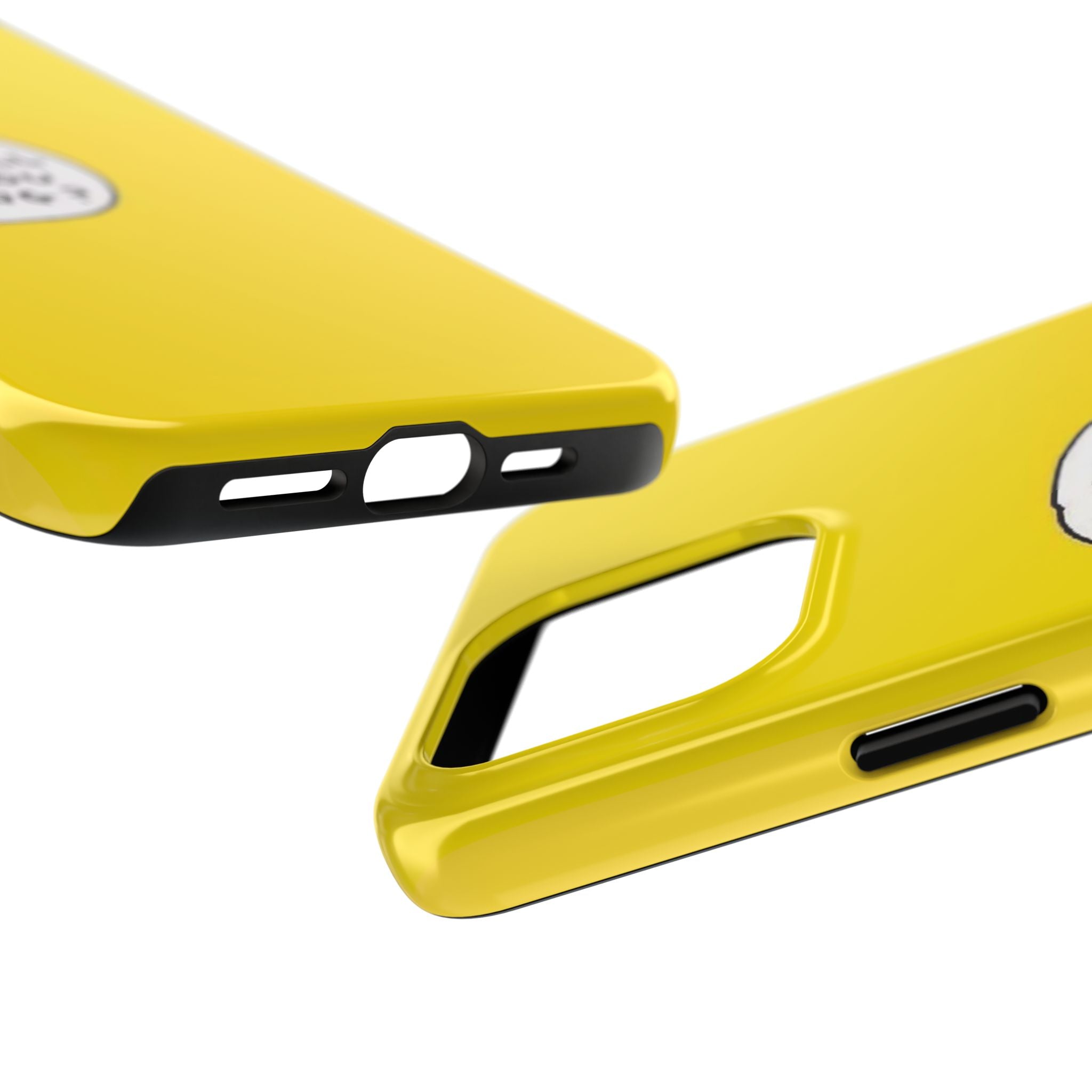 Phone Case — Yellow "What the Hell Are You Doing?" Tough Protective Case