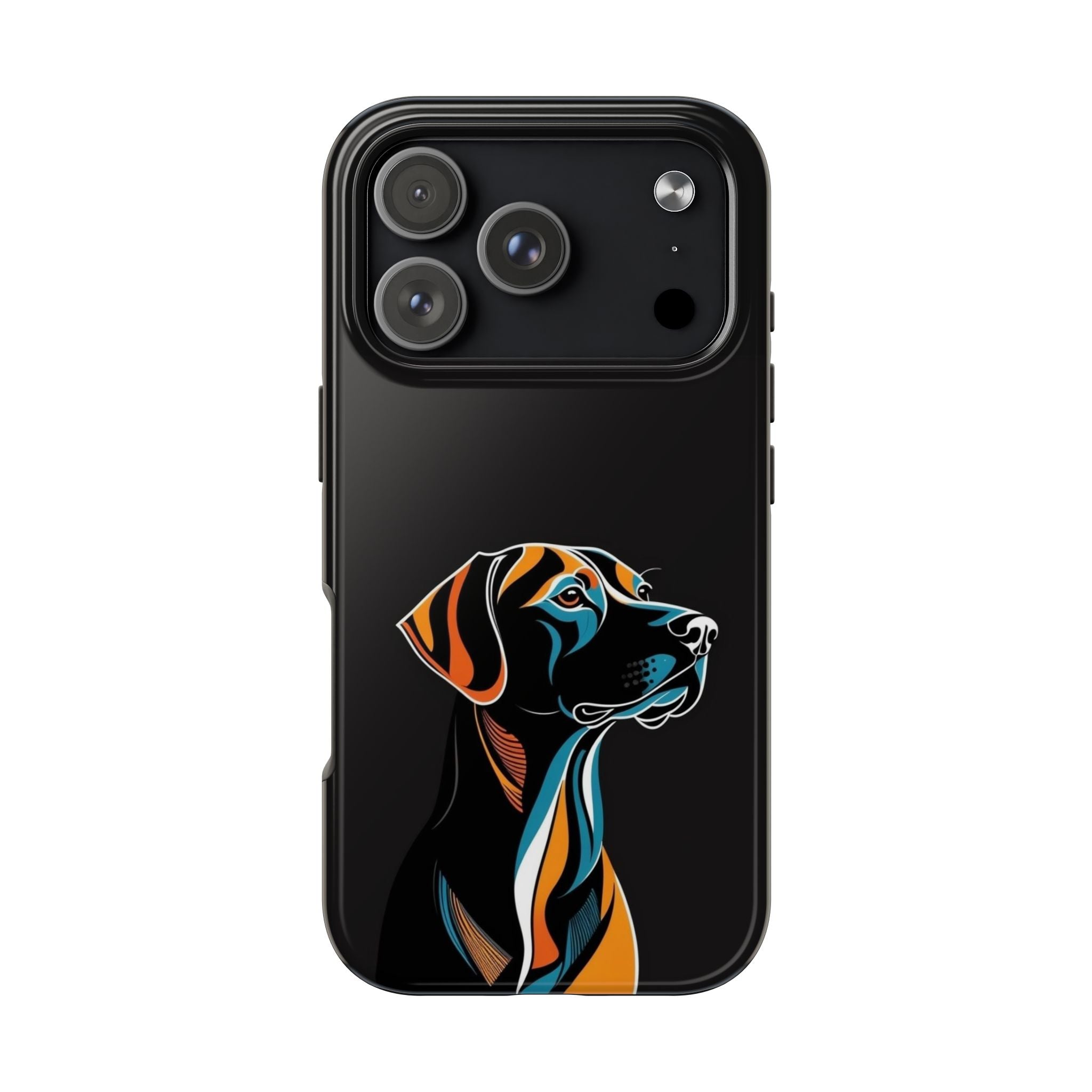 Phone Case — Colorful Labrador Silhouette Protective Cover