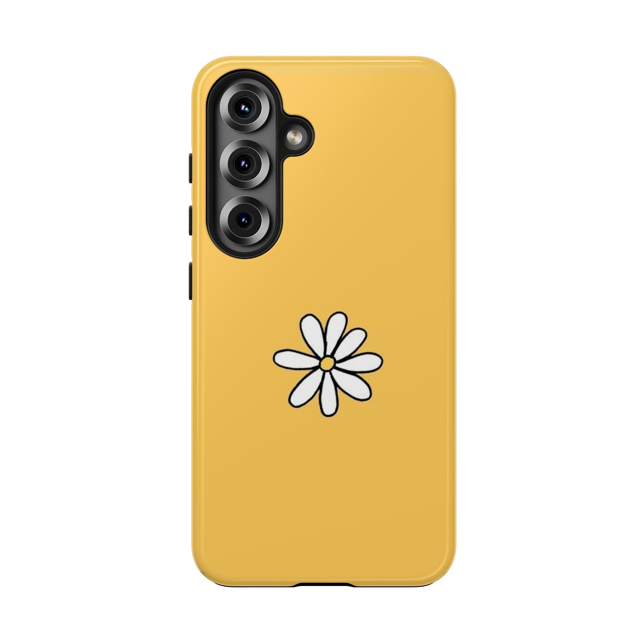 Yellow Daisy Tough Phone Case — Protective Floral iPhone Cover