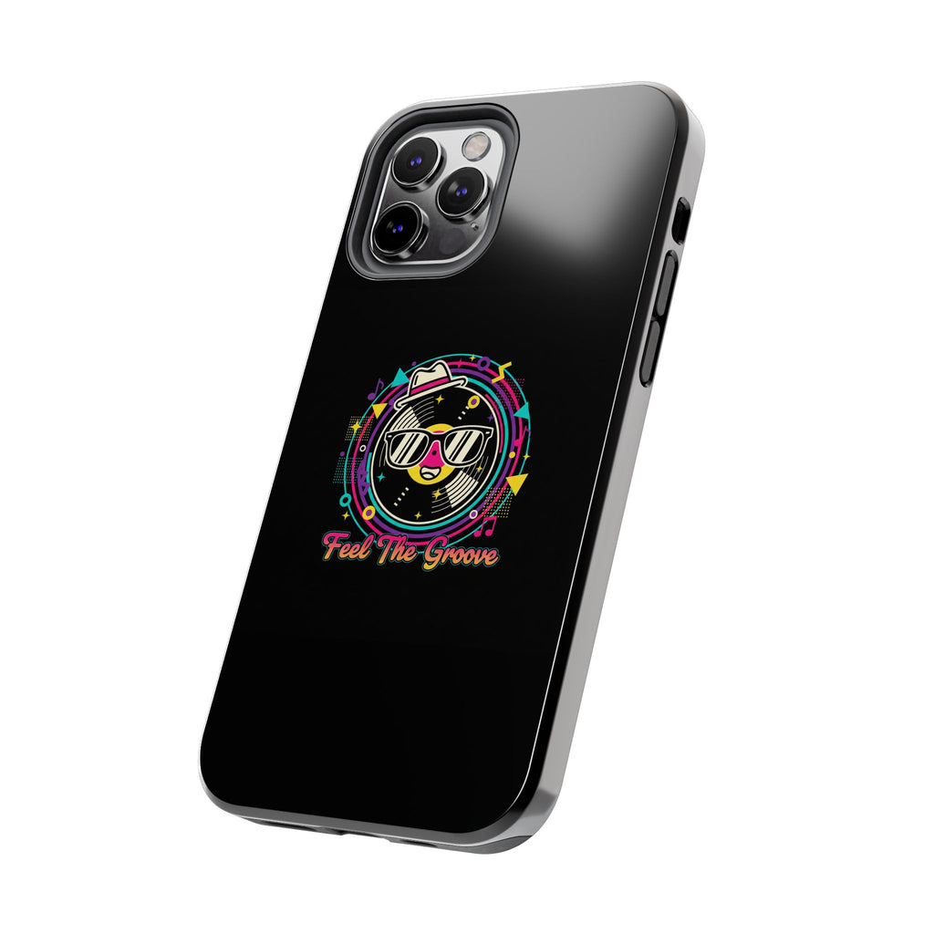 Feel The Groove Tough Phone Case — Retro Disco Music Design