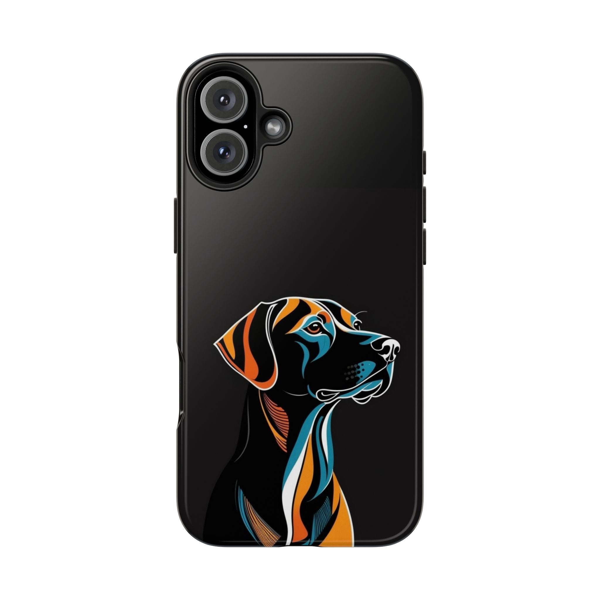 Phone Case — Colorful Labrador Silhouette Protective Cover