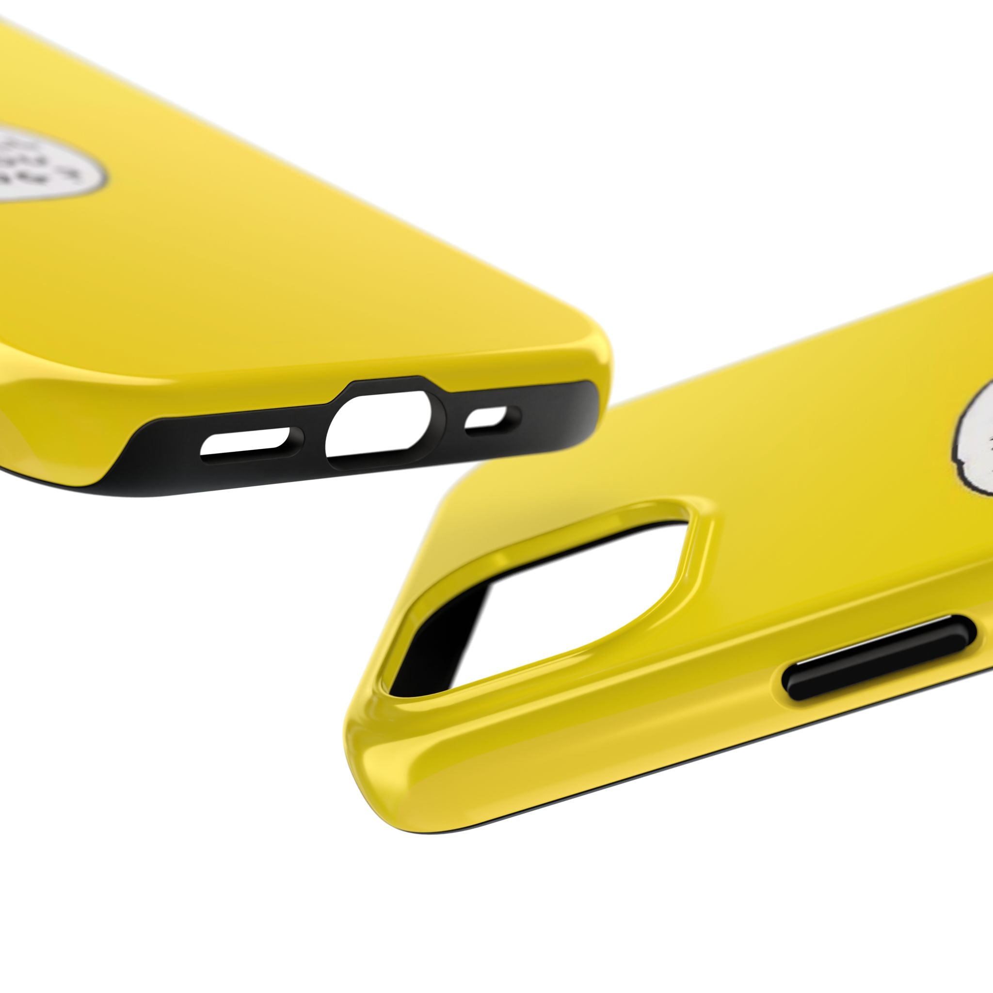 Phone Case — Yellow "What the Hell Are You Doing?" Tough Protective Case