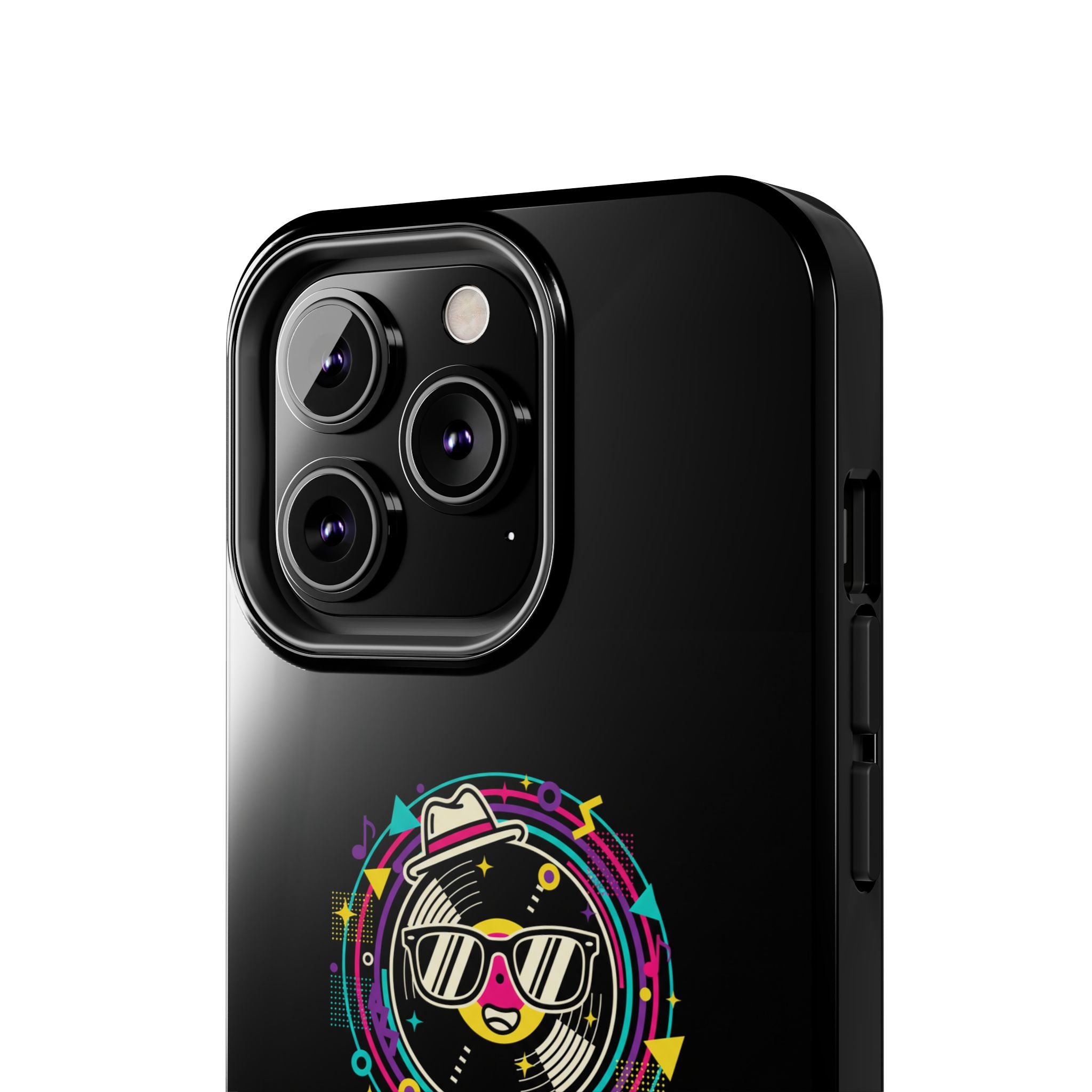 Feel The Groove Tough Phone Case — Retro Disco Music Design