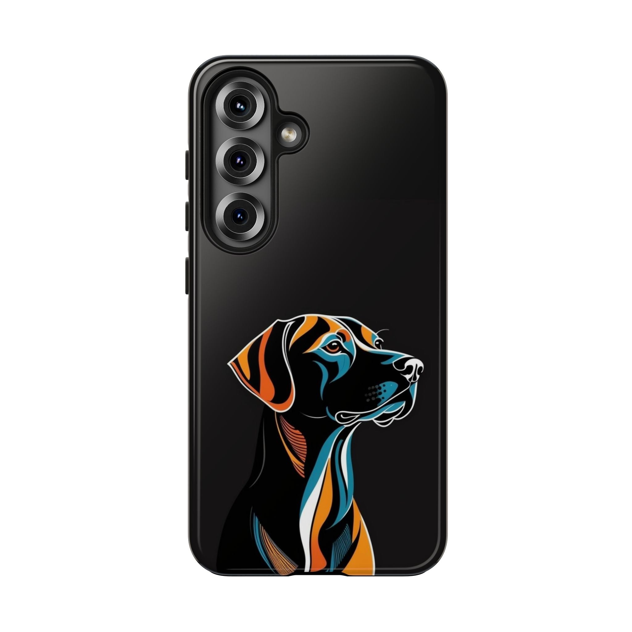 Phone Case — Colorful Labrador Silhouette Protective Cover