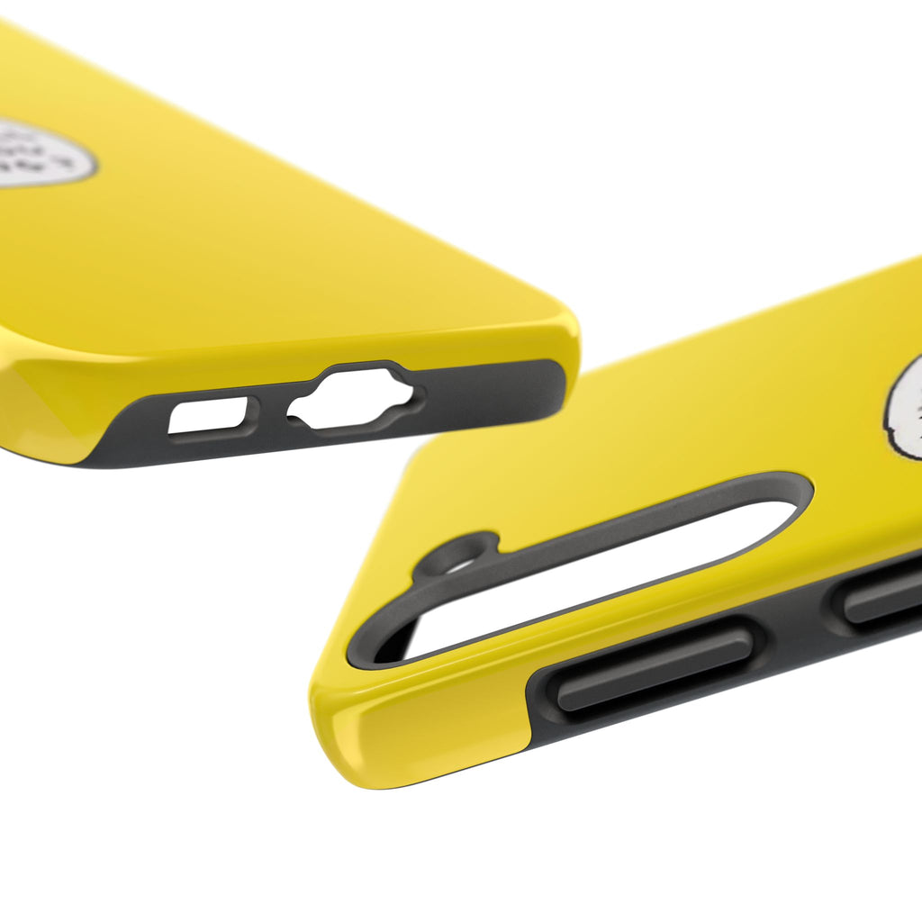 Phone Case — Yellow "What the Hell Are You Doing?" Tough Protective Case