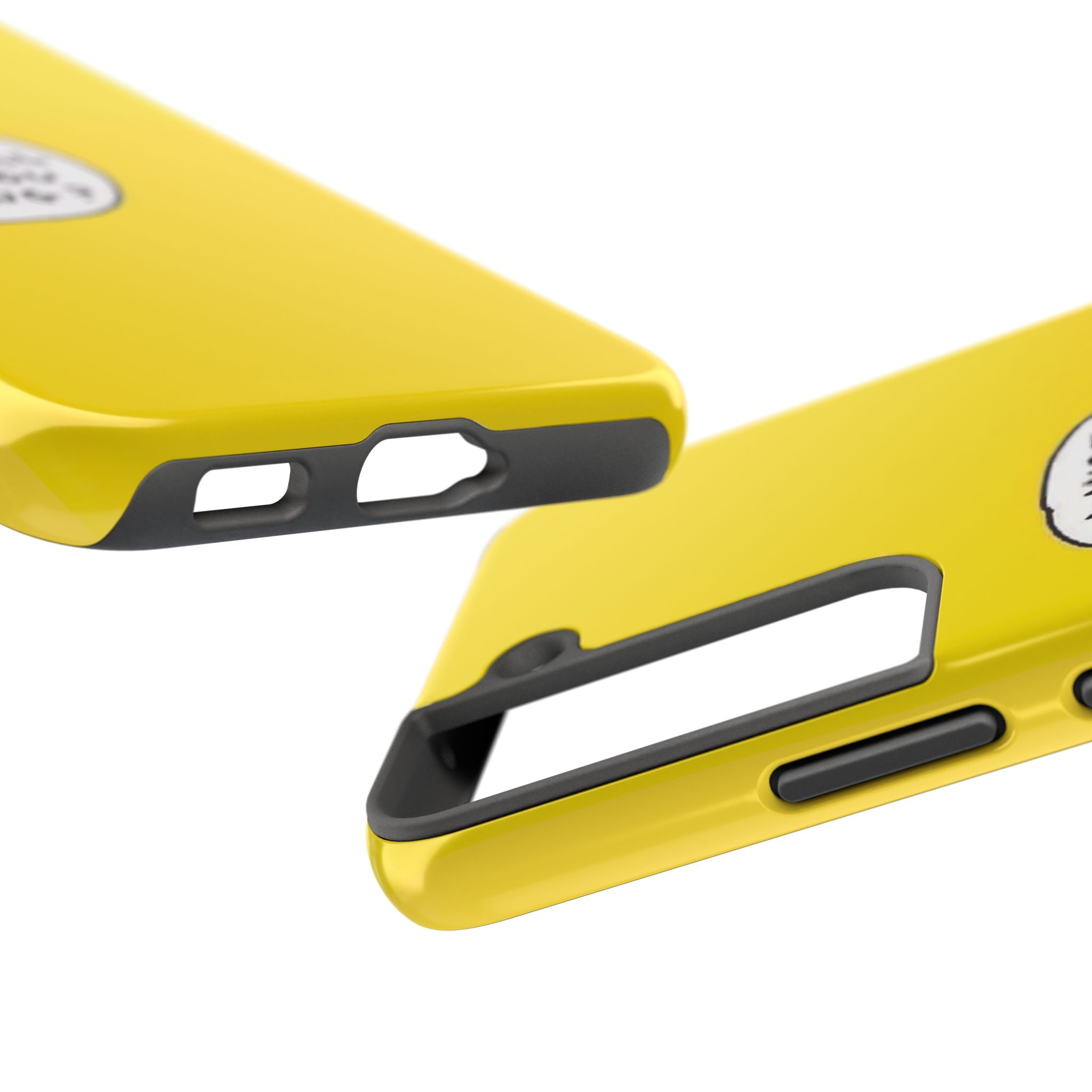 Phone Case — Yellow "What the Hell Are You Doing?" Tough Protective Case