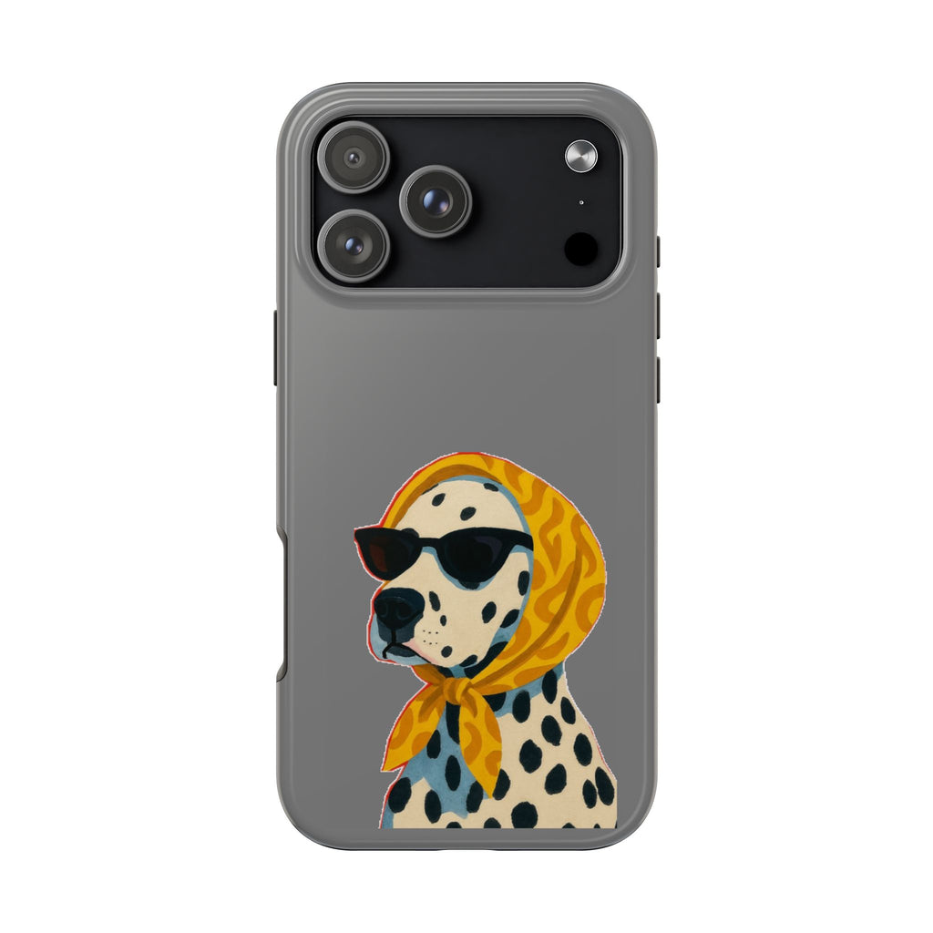 Dog with Headscarf Phone Case — Stylish Tough Protective Case