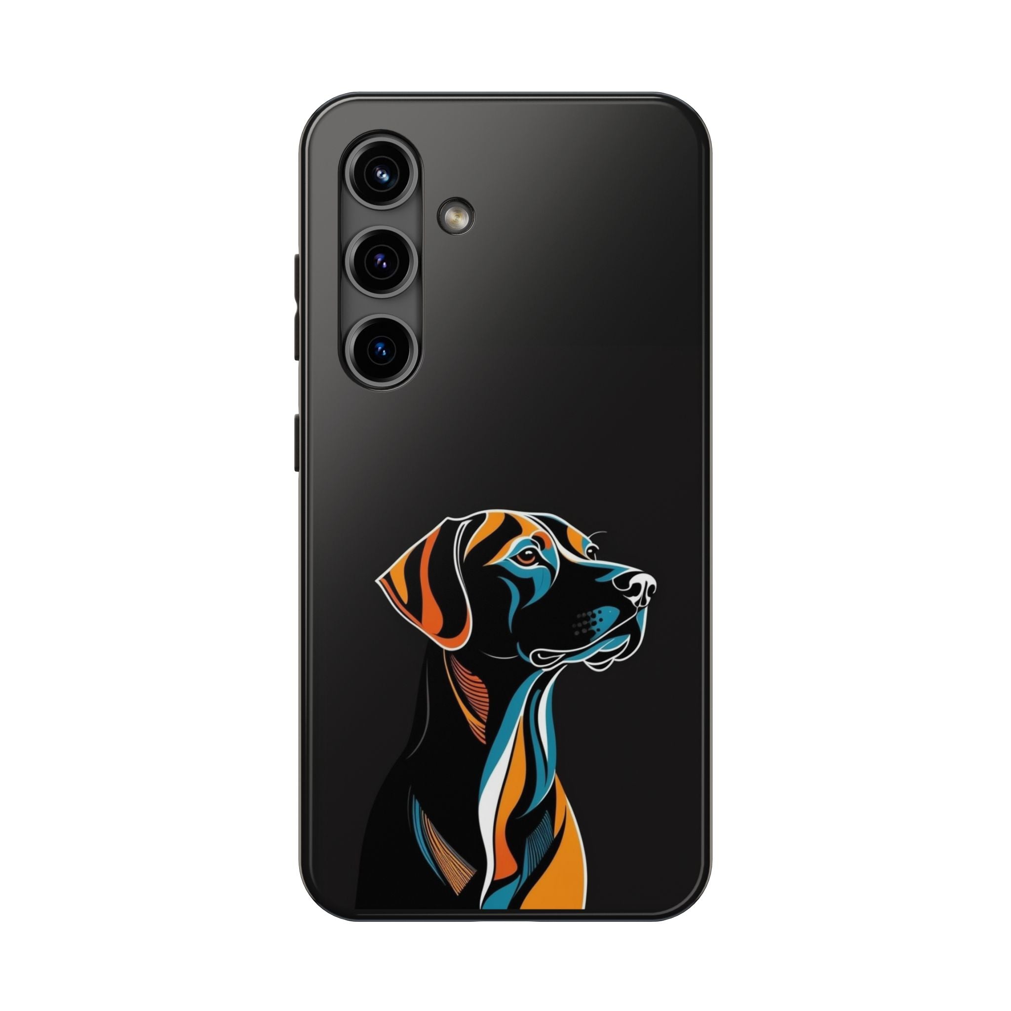 Phone Case — Colorful Labrador Silhouette Protective Cover