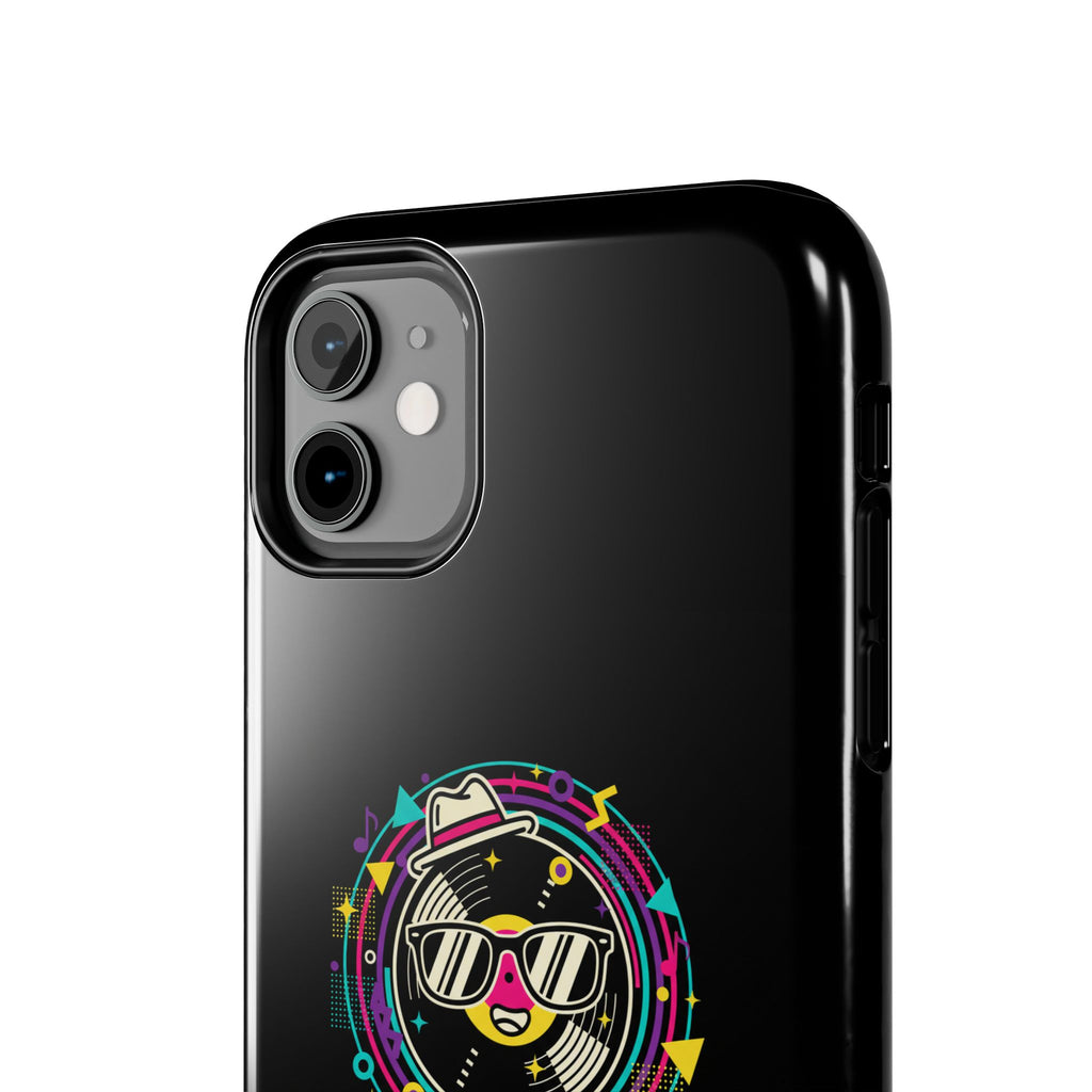 Feel The Groove Tough Phone Case — Retro Disco Music Design