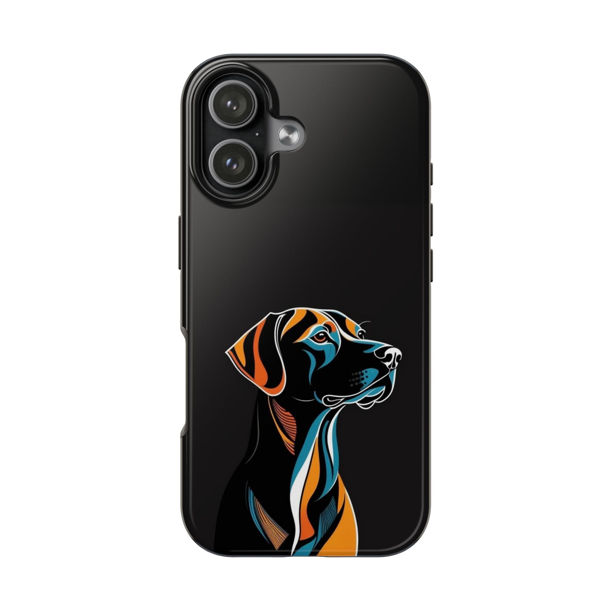 Phone Case — Colorful Labrador Silhouette Protective Cover