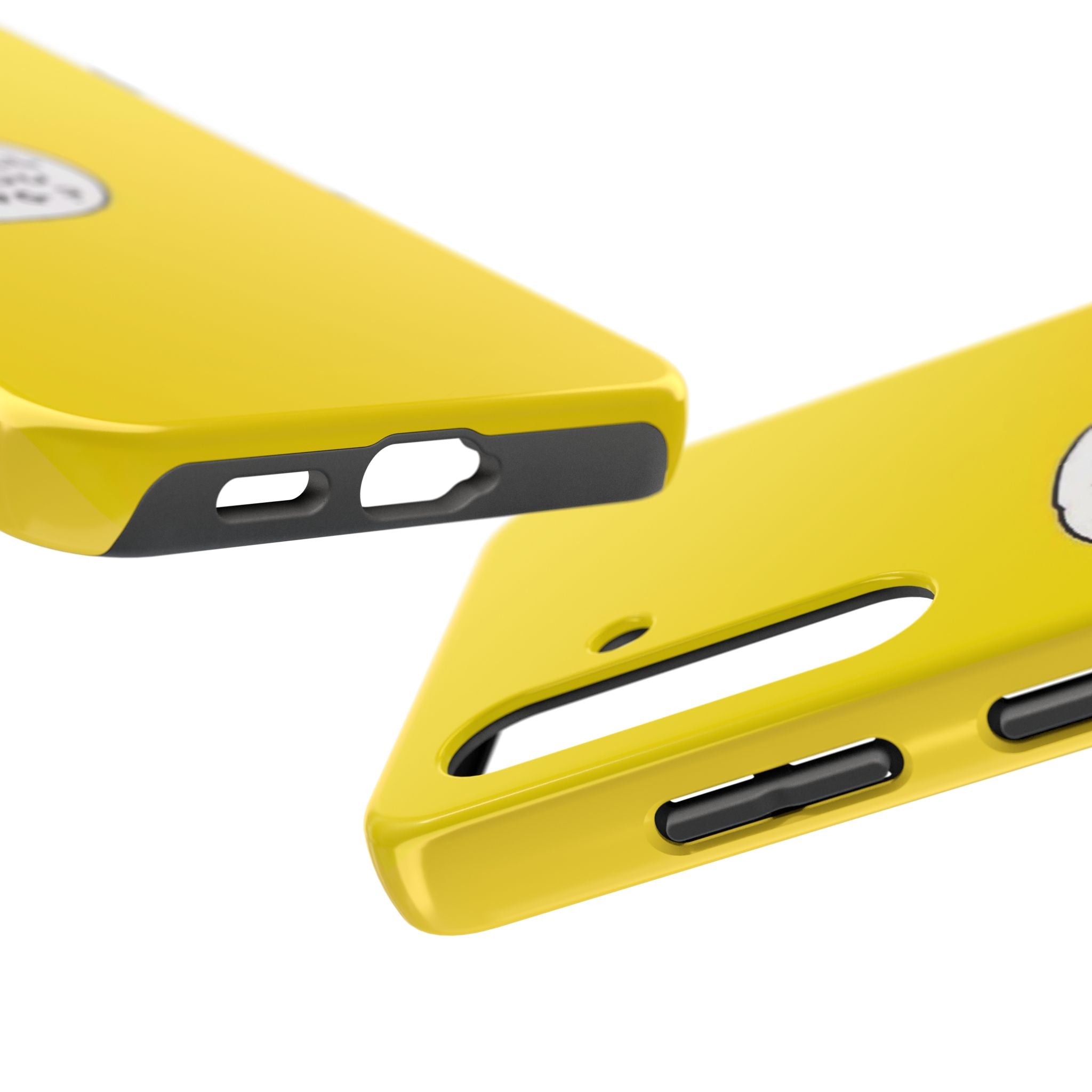 Phone Case — Yellow "What the Hell Are You Doing?" Tough Protective Case