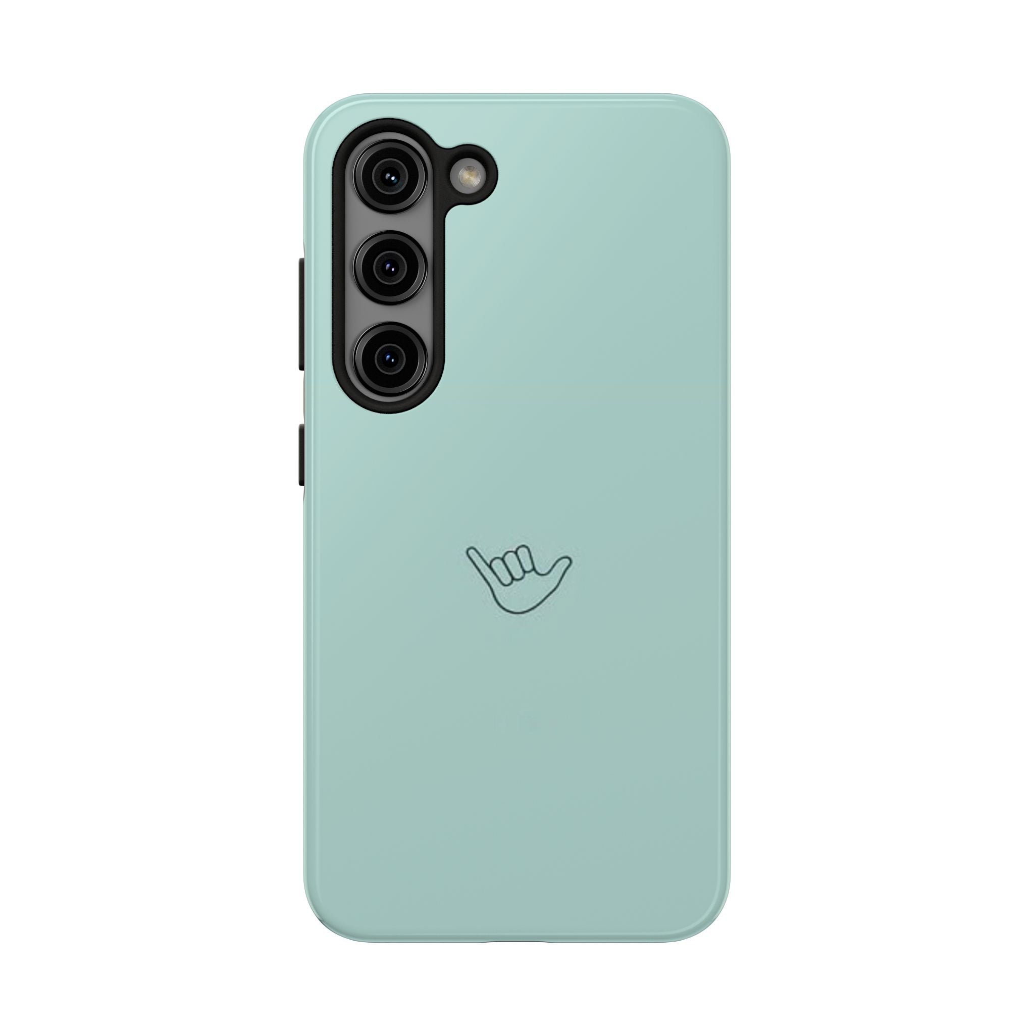 Shaka Tough Phone Case — Mint Protective iPhone Cover with Shaka Hand Design